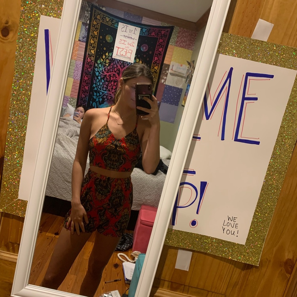 Two piece shorts outfit